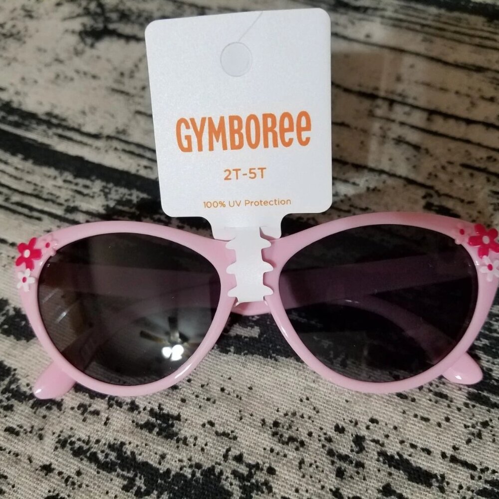 Gymboree Girls Whisper Pink Flower Sunglasses Splish-Splash SIZE 2t 3t 4t 5t NWT